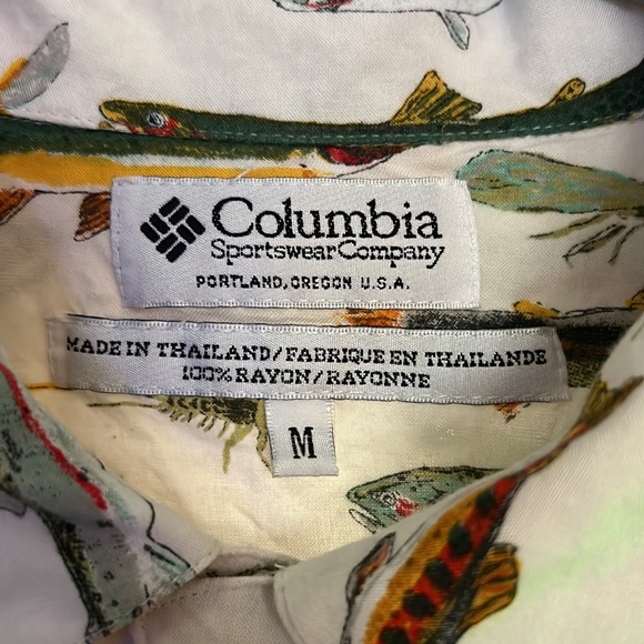 Columbia All over print Fish Shirt - Picture 2 of 4